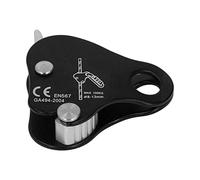 Keenso Fermacorda per Arrampicata Fermacorda Autobloccante in Lega di Alluminio 8-13mm Fermacorda per Arrampicata per Arrampicata All'aperto Alpinismo (Nero)