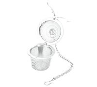 Keenso Filtro a Catena per Infusore per Zuppa a Rete in Acciaio Inossidabile con Sfera per Colino da tè per Bevande Calde (S100x40x0,3 cm/39,4x15,7x0,1 pollici)