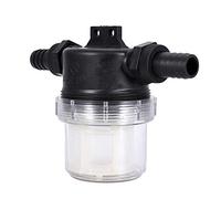 Keenso Filtro per Pompa Dell'acqua con Filtro Trasparente Ad Alto Flusso per L'irrigazione del giardino. da 40 Mesh, Materiale Durevole