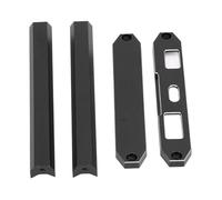 Keenso Frame di Protezione del Trasmettitore in Metallo, Supporto per Controller RC in Lega di Alluminio per gli Sport Estremi, longevità (BLACK)