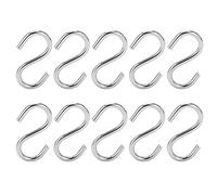 Keenso Ganci di Metallo S 10pcs, Supporto per Pendenza Portatile per L'asciugamano Chiave M4, Ideale per L'organizzazione del Garage Workshop