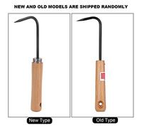 Keenso Ganci per Bonsai in Ferro e Faggio per Giardinieri - Strumento Essenziale per Allentare Il Terreno e Le Radici Senza Sforzo