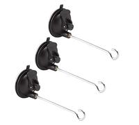 Keenso Gancio per Appendere Staffa da Parete per Piante con Ventosa per Mangiatoie per Uccelli - Materiale ABS Premium - 3 Pezzi per la Decorazione del Giardino di Casa