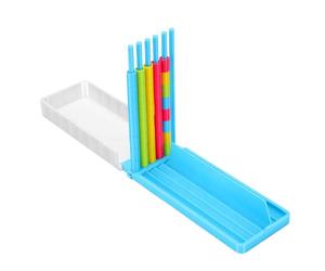 Keenso Gioco di Puzzle Impilabile di Colori Giocattolo di Abbinamento | Oltre 60 Anelli con Supporto a 6 Pilastri, modalità Giocatore Singolo o Battaglia, Plastica Robusta per Viaggi su Strada,