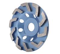 Keenso Gleifad Tazza 10 L Denti Blu 125 Mm Al Cemento in Pietra in Cemento Ad Anello, Facile Usare e Operazione