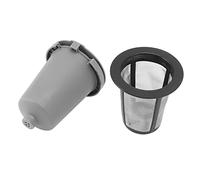 Keenso Gocciolatore per caffè a Tazza Singola Riutilizzabile con Filtro per caffè Macinato per Macchina, Cialda BPA Facile da Usare