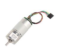 Keenso Grande Motore a Marcia a Torsione con Encoder, Motore di Riduzione di Potenza 12/24 V, 10 a 1500 Giri/min, Adatto per Strumenti Ottici e Serrature delle Porte (12V, velocità 30)