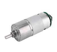 Keenso Grande Motore a Marcia a Torsione con Encoder, Motore di Riduzione di Potenza 12/24 V, 10 a 1500 Giri/min, Adatto per Strumenti Ottici e Serrature delle Porte (12V, velocità 500)