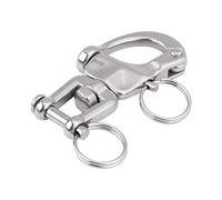 Keenso Grillo, moschettone a sgancio rapido, Accessori per Barche e Yacht, Acciaio Inox 316, Resistente e Pratico, per Yacht, Barche e Uso Marino.