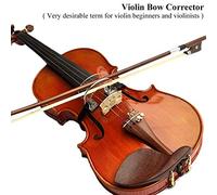 Keenso Guida Agli Strumenti per l'allenamento Pratico del Violino con Tracolla Regolabile, Plastica Resistente, Facile da Montare Sul Violino 4/4 (Per 1/8-1/)