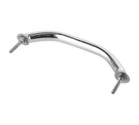 Keenso Handrail Manico in Barca, Maniglia Marina Porta Afferrare la Barra di Ghisa in Acciaio Inossidabile Ovale per Mazzo (A (8 Pollici 220mm))
