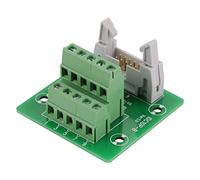 Keenso IDC10P Scheda Breakout 10 Pin Maschio Scheda di Breakout Scheda Rail Mount Interfaccia Modulo di Alimentazione Morsetto Connettore Interfaccia PLC con staffa
