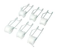 Keenso Il Set di Ganci per Arrotolare Il Pomodoro in Acciaio Zincato Migliora la produttività Quando Si Piantano Le Serre. Set 6 Pezzi per Pomodoro Ciliegino