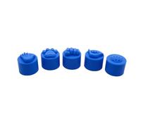 Keenso Impugnatura Ammortizzante in Silicone con Copertura Terminale | Elevata elasticità, Attrito della Presa, compatibilità con Paddle Standard, Installazione Senza Attrezzi, Utilizzo in Campo