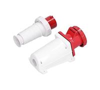 Keenso Industrial 63A 3 Fase Power 4Pin Plug Set IP67 per Gestione Interna Ed esterna. Utilizzare Materiale ABS