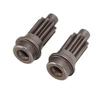 Keenso Ingranaggio di Ingresso Trasmissione a Portale Posteriore in Acciaio Ad Alta Resistenza per Auto RC con Asse Posteriore, Ingresso di Trasmissione Efficiente per gli Appassionati di RC, 2 Pezzi