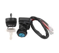 Keenso Interruttore a Chiave di Accensione ATV, Interruttore di Avviamento di Accensione a 4 Pin con Prestazioni Migliorate con 2 Chiavi, Ricambio per Xplorer 300 400L 500