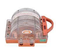 Keenso Interruttore a Coltello Doppio Comodo Interruttore di Disconnessione di Sicurezza a 3 Poli per L'industria AC380V, applicabile: Elettrodomestici