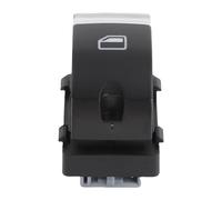 Keenso Interruttore Alzacristallo Elettrico Lato Passeggero, Interruttore Finestrino Auto Cromato in ABS per 4F0959855B con Installazione Semplice