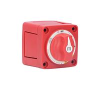 Keenso Interruttore Batteria, Selettore Rotativo ABS 300A 12V 24V, Doppio