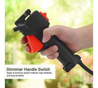 Keenso Interruttore della Maniglia del Trimmer da 26 Mm con Acceleratore, Materiale Plastico di Alta qualità, Sostituzione Facile e Veloce, Adatto a Vari Decespugliatori e Trimmer
