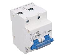 Keenso Interruttore di Prestazione DC Efficiente DC -Condetta 2p 10 Ka Hochstrom -Interruttore Ad Aria di Soluzione per Pannelli del Fotovoltaico Solare Griglia, Materiale ABS Durevole (D125)
