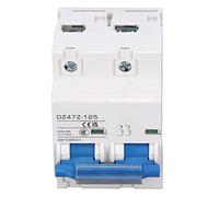 Keenso Interruttore di Prestazione DC Efficiente DC -Condetta 2p 10 Ka Hochstrom -Interruttore Ad Aria di Soluzione per Pannelli del Fotovoltaico Solare Griglia, Materiale ABS Durevole (D80)