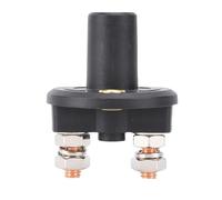 Keenso Interruttore di Scollegamento della Batteria, Interruttore di Interruzione Dell'alimentazione 12V 24V con 4 Terminali Ad Anello in Rame, per Veicoli Marini per Auto, ATV,