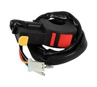 Keenso Interruttore Luce antinebbia Moto 4 Vie 7/8 "Pulsante Manubrio Corno accensione Interruttore accensione/spegnimento