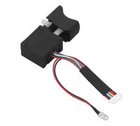 Keenso Interruttore per Chiave Elettrica con Controllo della velocità Senza Spazzole con Luce per Utensili DC36V, Installazione Semplice per Accessorio per Trapano Elettrico