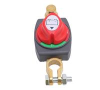 Keenso Interruttore Staccabatteria, Interruttore Isolatore Batteria ON OFF 275A con Borchie e Dadi in Ottone M8, per Sistemi 12-48V ATV per Camion Marini Automobilistici