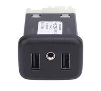 Keenso Jack AUX per Porta USB, Adattatore Ingresso Ausiliario per Doppia Porta USB 13519224 per Riproduzione Musicale e Ricarica del Telefono Dal 2016 Al 2018
