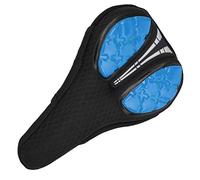 Keenso Keenso Coprisella per Bicicletta Sedile Morbido Antiscivolo Traspirante per Accessorio Ciclismo, Copribici in Silicone per Uomo Donna Adulto, 27x17x4 Cm, (BLUE) (BLUE)