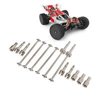 Keenso Kit Albero di Trasmissione RC CVD Parte di Aggiornamento in Metallo con Osso di Cane a Tazza Comune per WLtoys 144001 RC Car