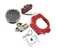 Keenso Kit Avviamento Elettrico, Motorino di Avviamento in Metallo ABS,