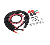Keenso Kit Cavi Batteria, Ricambio Appositamente Progettato per Superduty Excursion con Motore Powerstroke da 7,3 Litri e Motorino di Avviamento 2/0, Compatibile con i Codici OEM