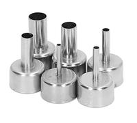 Keenso Kit di Fissaggio Alimentare Acciaio Inossidabile per Stazione di Saldatura, Ugello di Aria Calda 6 Pcs -set per Saldatura, Accessorio per Stazione di Lavoro della Pompa Ad Aria Universale