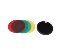 Keenso Kit di Griglia Gel di Colori Flash, Gel di Colori Fotografici Gels Filtro Filtro, 4 Colori, Transizioni Senza Soluzione di continuità, Configurazione Rapida, Adattamento per