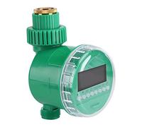 Keenso Kit di Irrigazione da 25 M con Timer, di Irrigazione a Microgoccia in Plastica, 30 Gocciolatori Regolabili, Automatica delle Piante per Vasi da Giardino Fiori Bonsai Home Office