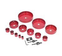 Keenso Kit Foro Seghetto, 17 Pezzi Set Tagliente Pesante | Denti incisivi, punta centrale in lega resistente, adatta per legno, funzionamento regolare