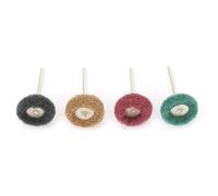 Keenso Kit Kit Cuscinetto per Sepoltura 80 Pc 25 Mm a Lungo Viro per Lucidare il Legno, Loop in Metallo, Abbinamento per Utensili Elettrici, Adatto a Progetti, Piccolo Corpo per Easy Exchange