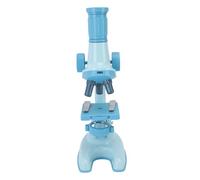 Keenso Kit per Microscopi per Bambini, Ingrandimento 1200x con Scivoli Pre-montati, Kit di Esperimenti Scientifici, Design Portatile Pronto per l'esterno, Funzionamento a Batteria AA, Costruttore