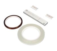 Keenso Kit Universale di Blocco di Giunzione Nastro da 1/4 10 Pollici per Revoxsonido, Set in Lega di Alluminio Anodizzato con Nastro Leader e Giunzione, per Registratori a Bobina