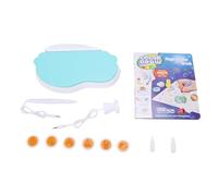 Keenso Kit Wonder Painting con Pennello Leggero e Inchiostro Trasparente, 18 Carte Wonder e 6 Tamponi Colorati per Creare Opere d'arte Senza Disordine, Giocattolo da Disegno Prescolare per Bambini