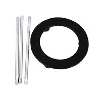 Keenso Laboratorio Gussisen -Renner Tripode per Esperimento, Semplice Assemblaggio Sta per Busslamp per le Aule in Classe, Supporto di Supporto Durevole per Uso di Laboratorio