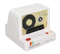 Keenso L'altoparlante retrò a Nastro Supporta AUX e Scheda di Memoria per attività all'aperto. Plastica (WHITE)