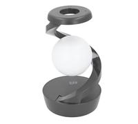 Keenso Lampada a Sfera Galleggiante a Spirale a LED Galleggiante per Camera da Letto, Ufficio, Ricarica Wireless, Luce Notturna per Soggiorno, Ufficio, Decorazione da Comodino (ABS Caldo), Ideale