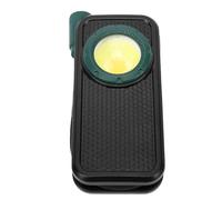 Keenso Lampada da Lavoro Magnetica, Lampada da Lavoro a LED Ricaricabile USB C ABS con Display Batteria da 1500 MAh 4 modalità Clip Posteriore con Base Magnetica per Meccanici di Riparazione Auto da
