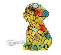 Keenso Lampada da Tavolo 3D a Forma di Cucciolo, Luce Notturna per Cani Carini con Design Adorabile di Animali Domestici per la Decorazione della Casa, Scrivania, Camera da Letto,
