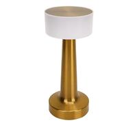 Keenso Lampada da Tavolo Portatile con 3 Colori Chiari, Ricarica USB, Lampada da Comodino retrò in Metallo per Camera da Letto, da Comodino con Interruttore Tattile